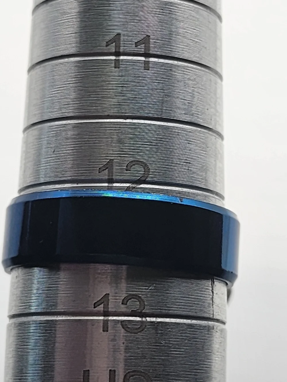 NWT Stainless Steel Blue Ring (12.5)